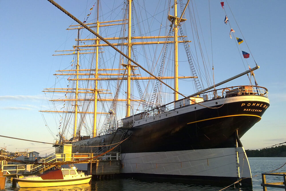 Ahvenamaa: Purjelaev Pommern