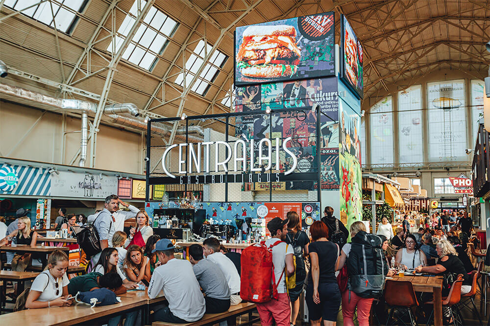 Времяпрепровождение в Риге: центральный рынок